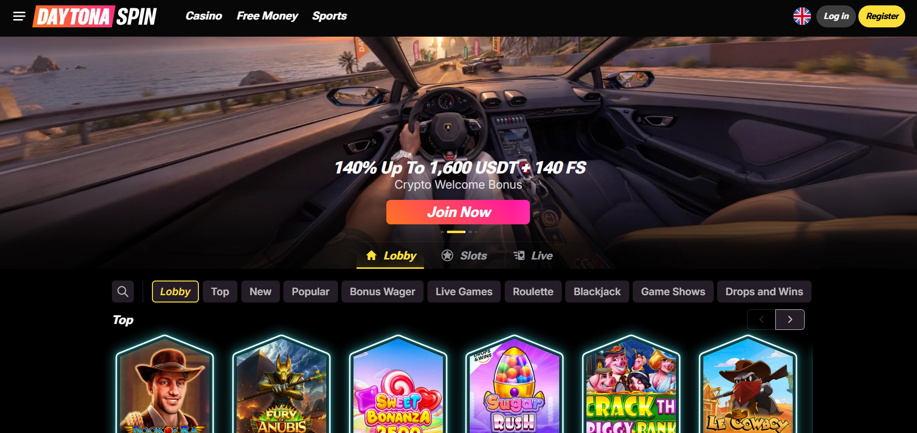 Daytona Spin Casino